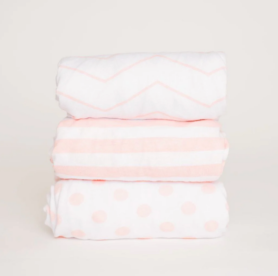 Pink Changing Pad Cover Set