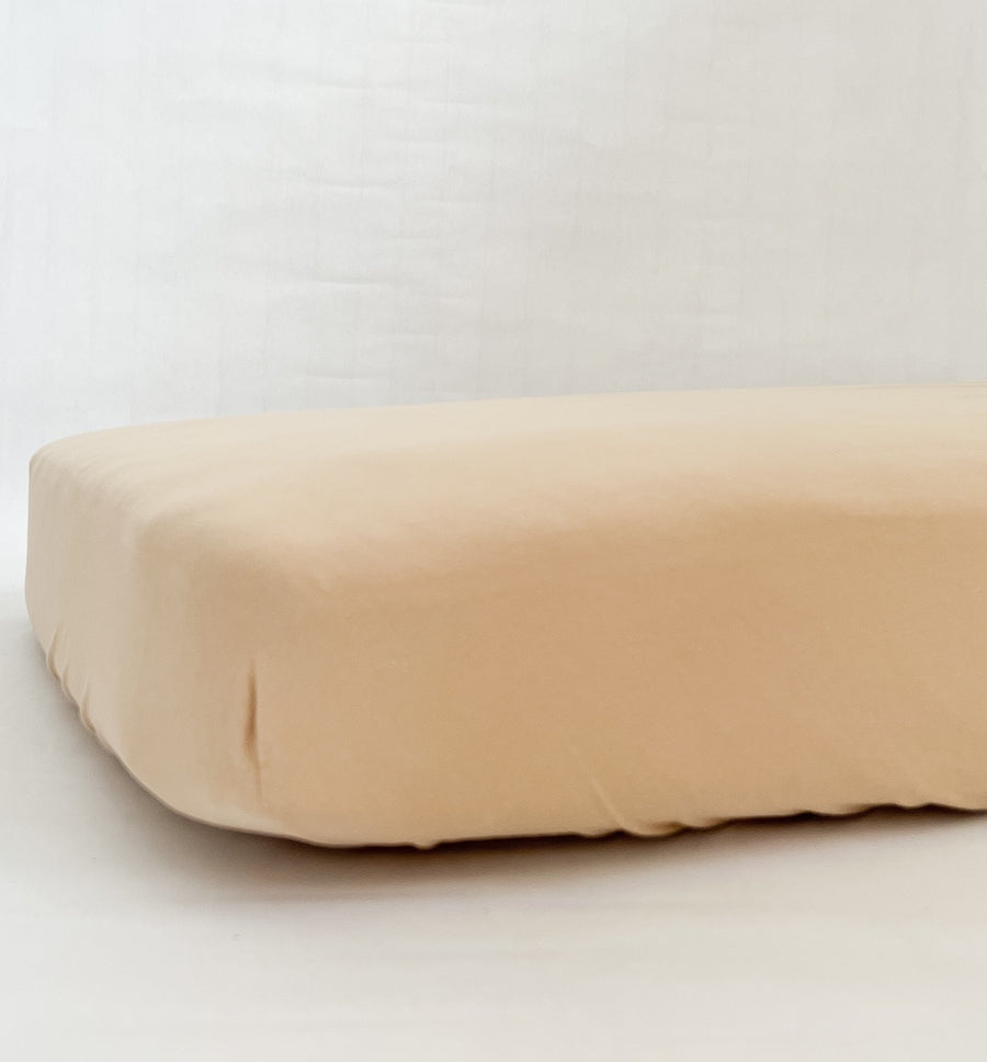 Toasted Almond Fitted Crib Sheet