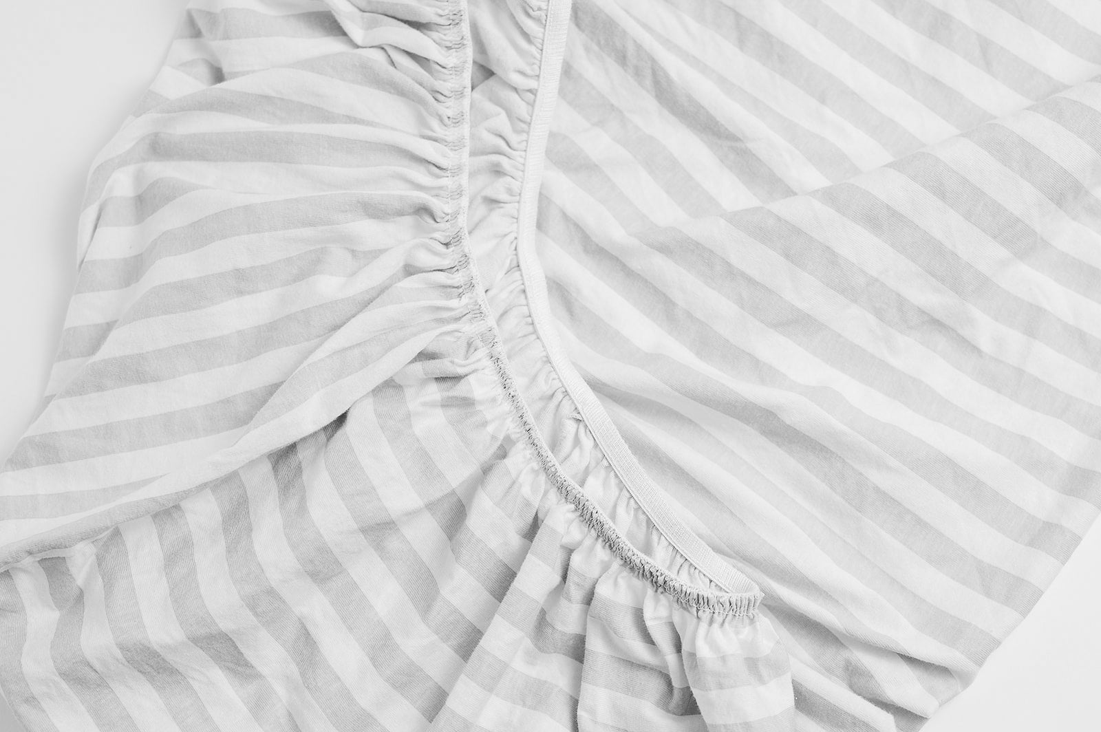 Gray Mini Crib Sheet Stripes Cotton Mini Crib Sheets NODNAL CO.