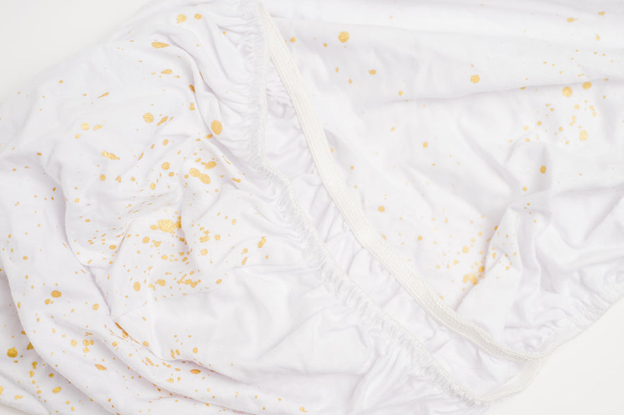Gold Speckled Changing Pad Cover