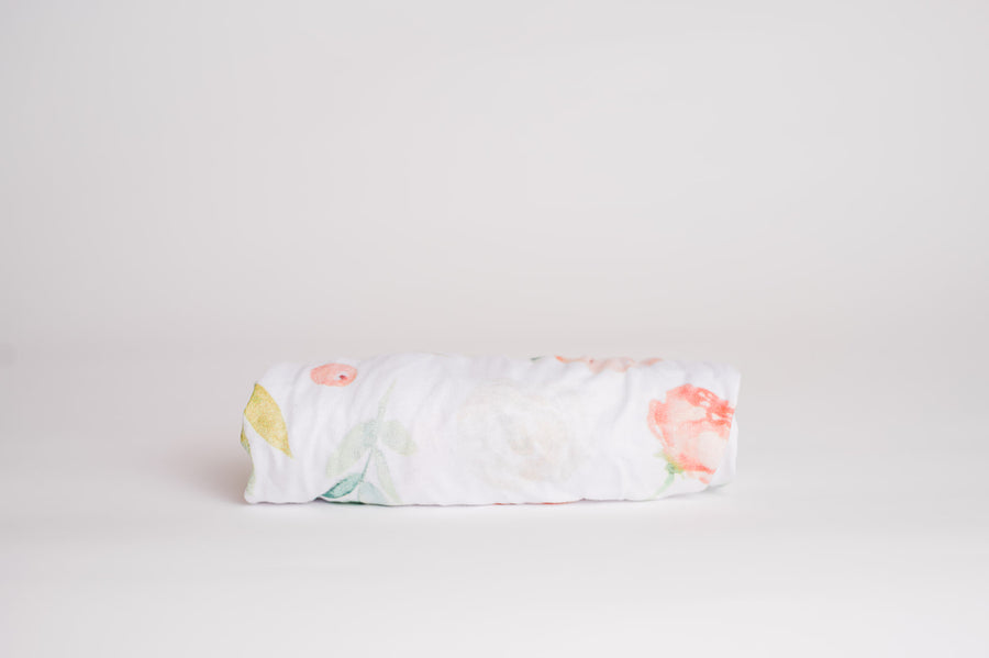 Peony Changing Pad Cover