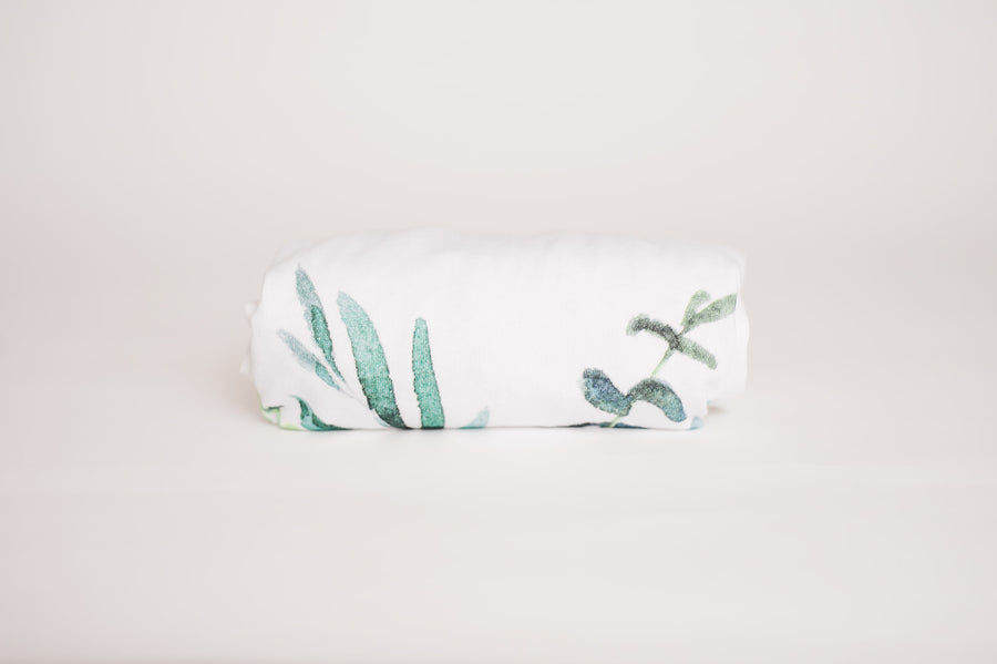 Leafy Border Changing Pad Cover