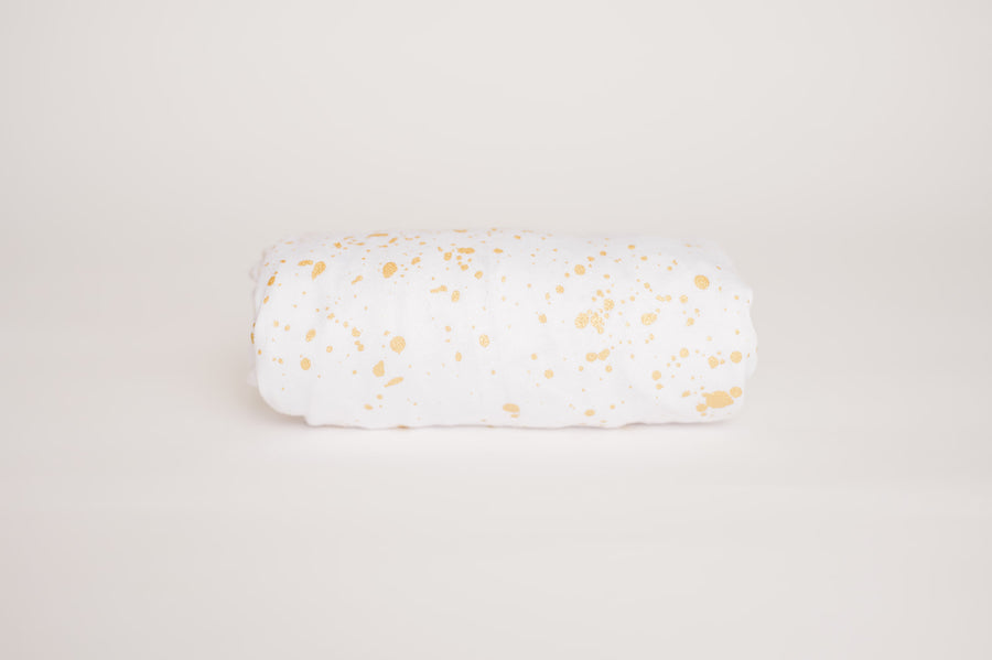 Gold Speckled Changing Pad Cover