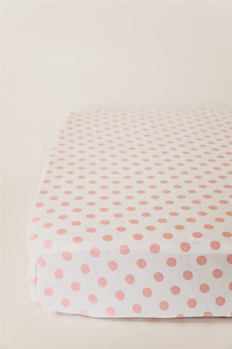 Pink Polka Dot Fitted Crib Sheet Cotton Crib Sheets – NODNAL